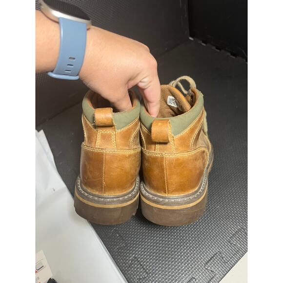 TIMBERLAND 87576 Men's Moc Toe Chukka Boots Brown Leather Size 10M - Picture 6 of 10